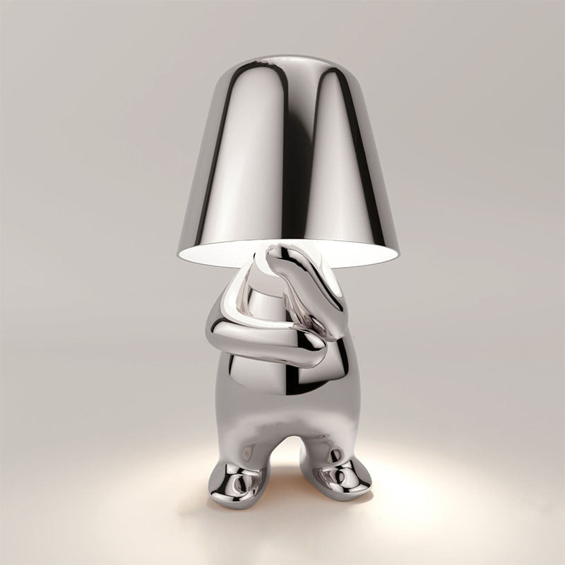 Decoda™ - LED-Tischlampe Kleiner Goldener Mann