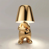 Decoda™ - LED-Tischlampe Kleiner Goldener Mann