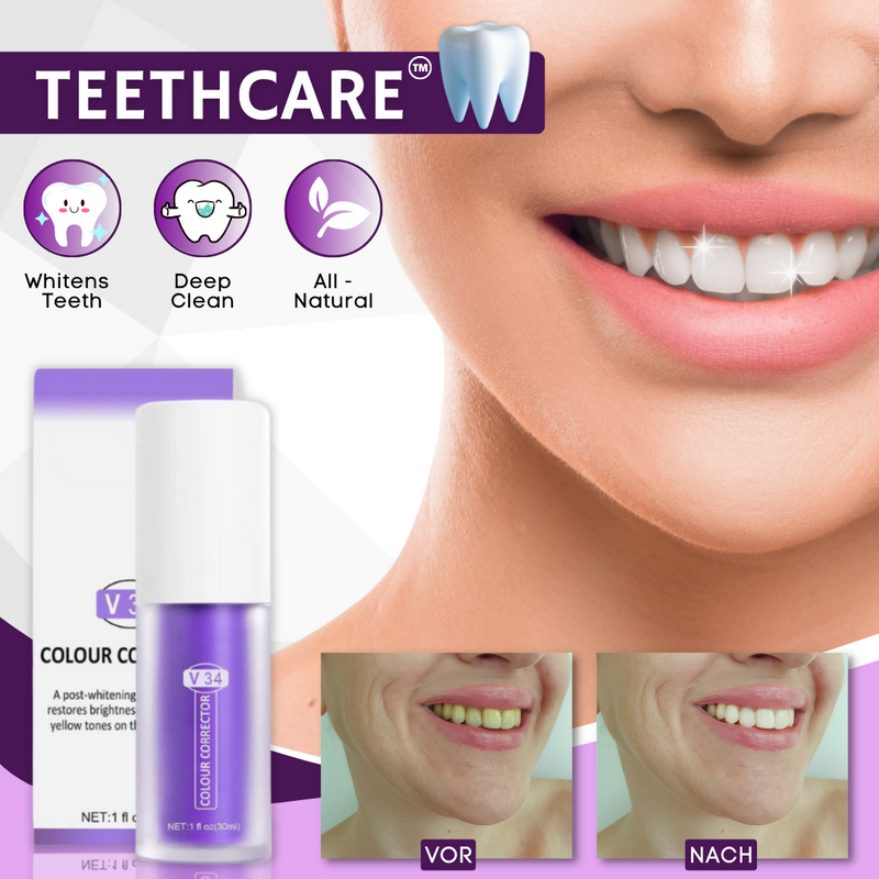 TeethCare™ - der schnellste Weg, Ihre Zähne aufzuhellen  | 1 + 1 GRATIS