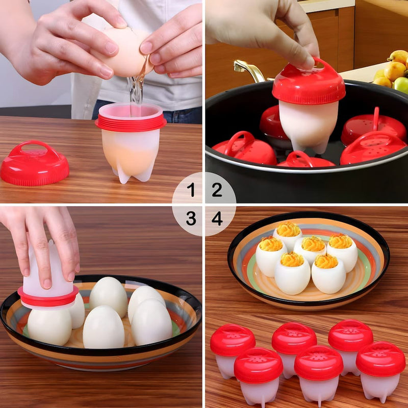 BoilEgger™ - Hartgekochtes Ei, ohne die Schale zu entfernen