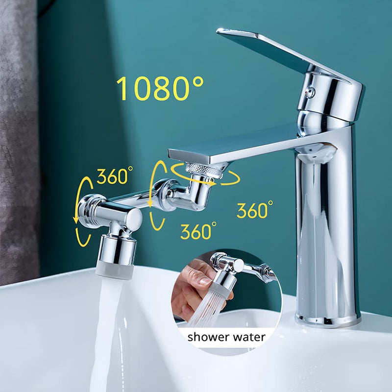SinktapExtender™ - Universeller, um 1080° drehbarer Wasserhahn